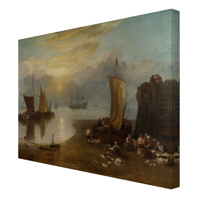 Lienzos de cuadros famosos William Turner - Sun Rising Through Vapour