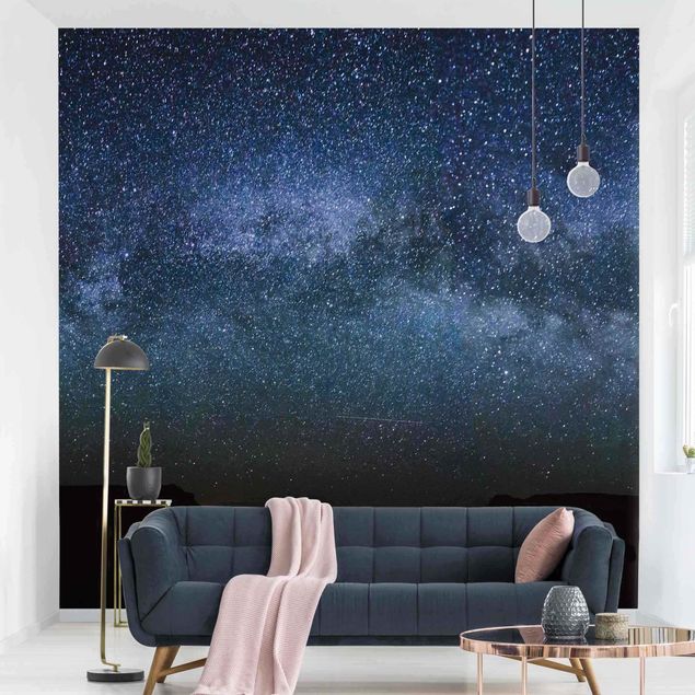 Papel pintado salón moderno Shining Stars In Night Sky