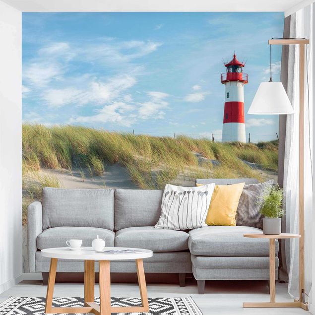 Papel pintado faros Lighthouse At The North Sea