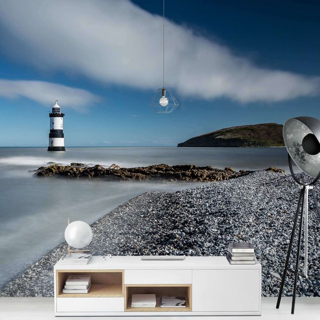 Papeles pintados modernos Lighthouse In Wales