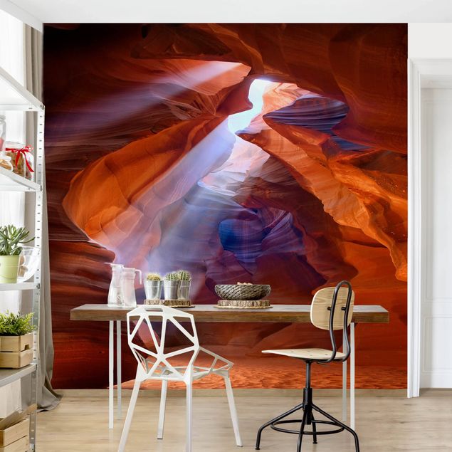 Papel pared 3d Play Of Light In Antelope Canyon