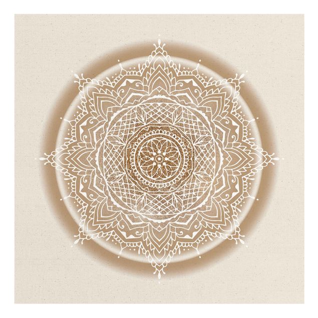 Cuadros Mandala On Golden Circle