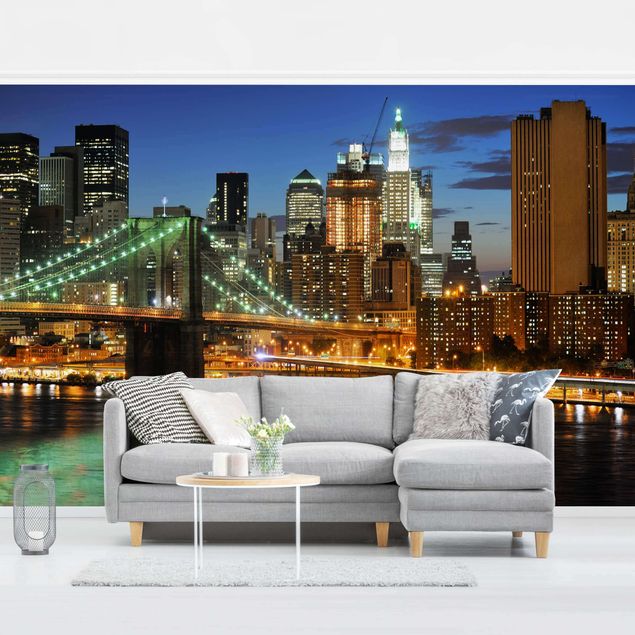 Papel pared New York Manhattan Panorama
