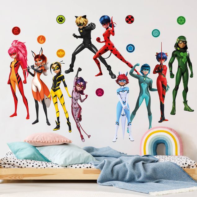 Decoración habitación infantil Miraculous Mega Set