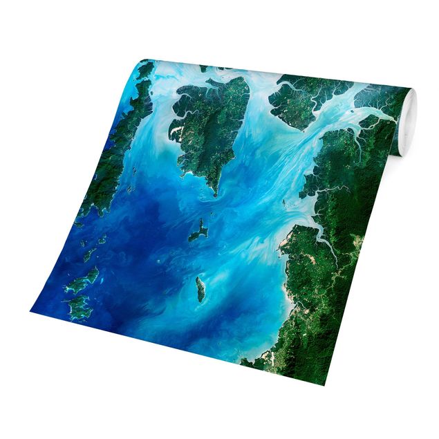 Papel pared turquesa NASA Picture Archipelago Southeast Asia
