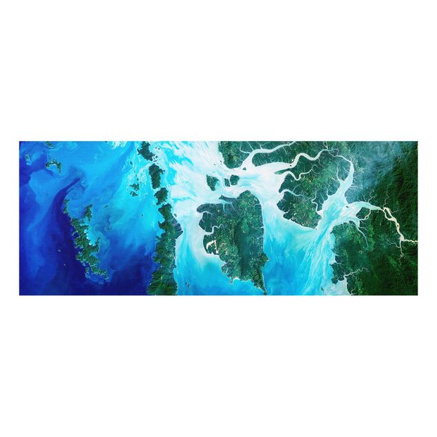 Cuadros de cristal paisajes NASA Picture Archipelago Southeast Asia