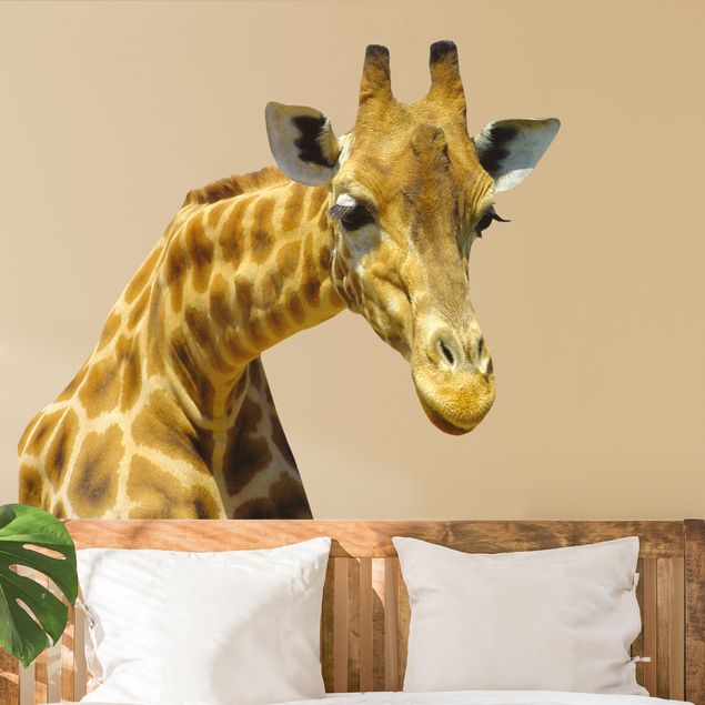 Decoración habitación infantil Curious giraffe