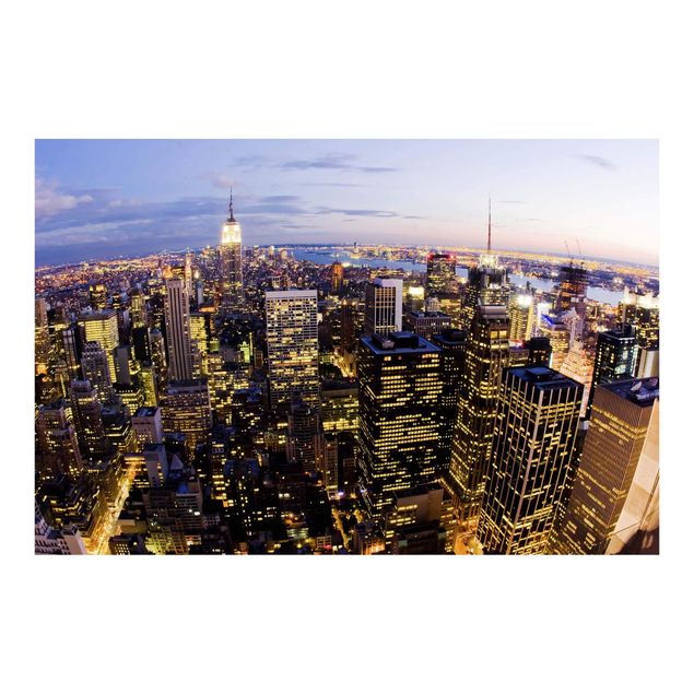 Papel pintado New York Skyline At Night