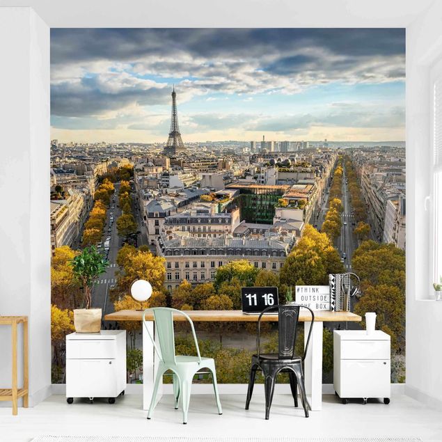 papel pintado arquitectura Nice day in Paris