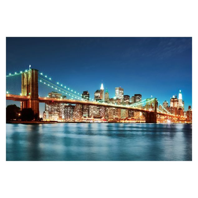 Papeles pintados Nighttime Manhattan Bridge