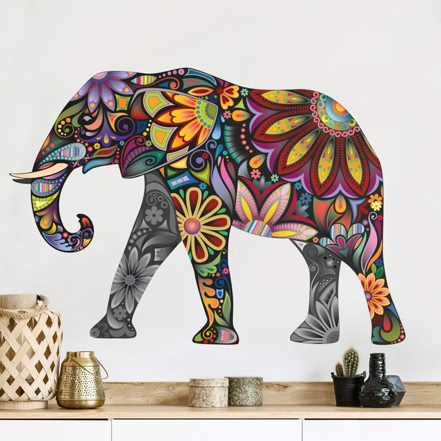 Vinilos de pared elefantes No.651 Elephant pattern