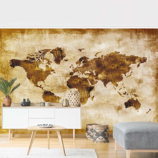 Papel pintado mapamundi No.CG75 Map Of The World