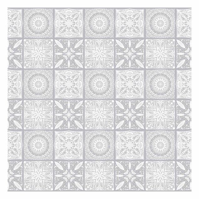 Cuadros Haase Oriantal Mandala Pattern Mix With Grey
