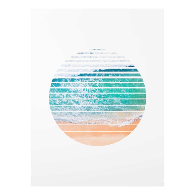 Cuadros de cristal paisajes Ocean In A Circle