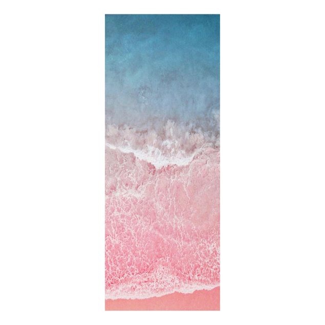 Cuadros de cristal paisajes Ocean In Pink