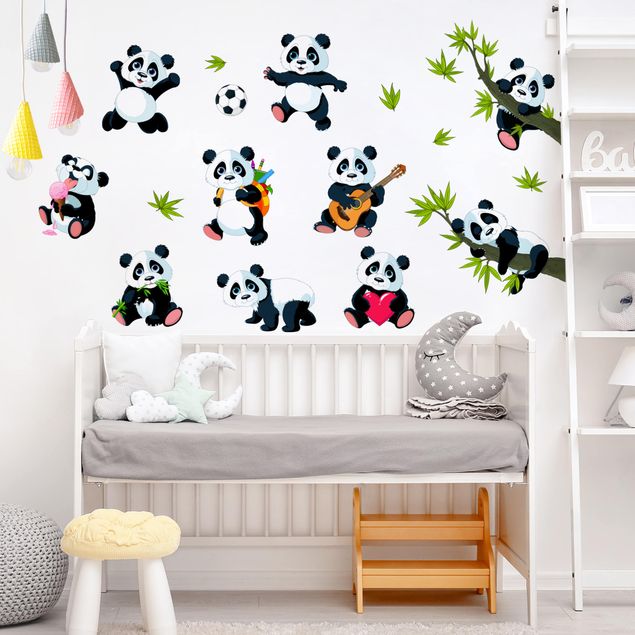 Decoración habitación infantil Pandabar mega set