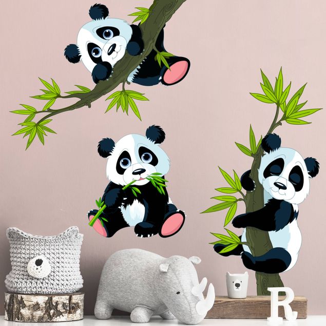 Vinilos de pared pandas Panda