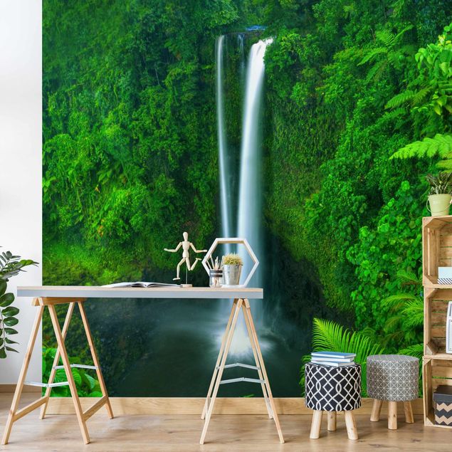 Papeles pintados modernos Heavenly Waterfall