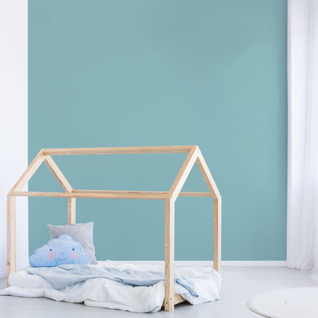 Papel pintado salón moderno Pastel Turquoise