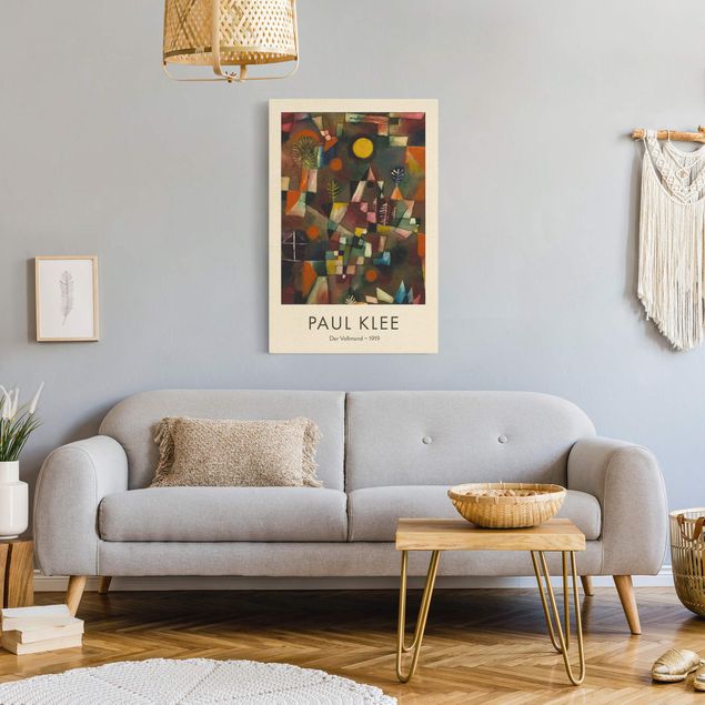 Láminas de cuadros famosos Paul Klee - The Full Moon - Museum Edition