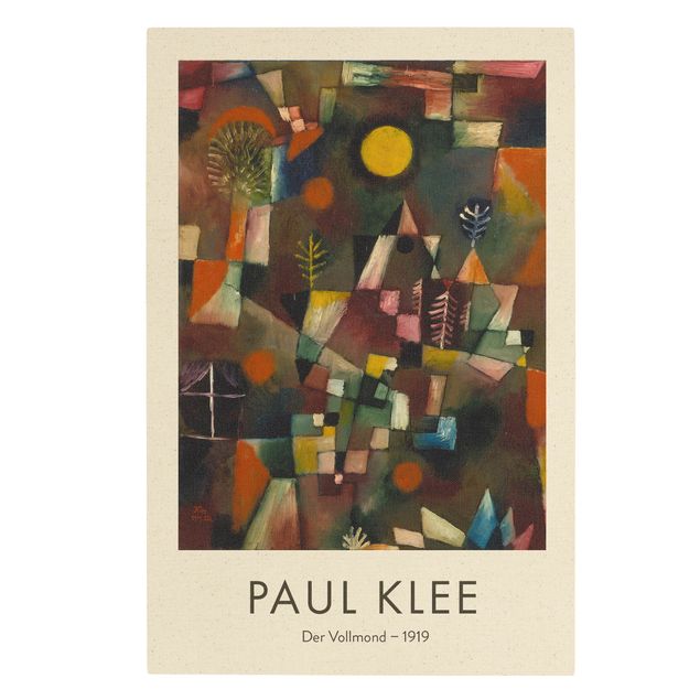 Cuadros modernos y elegantes Paul Klee - The Full Moon - Museum Edition