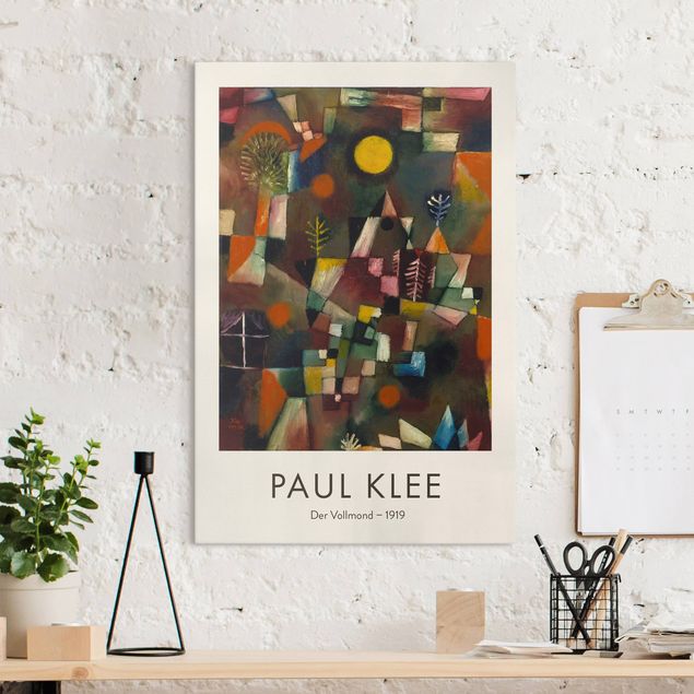 Láminas cuadros famosos Paul Klee - The Full Moon - Museum Edition