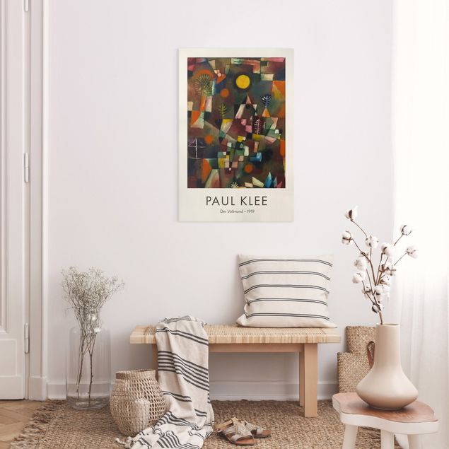 Lienzos de cuadros famosos Paul Klee - The Full Moon - Museum Edition