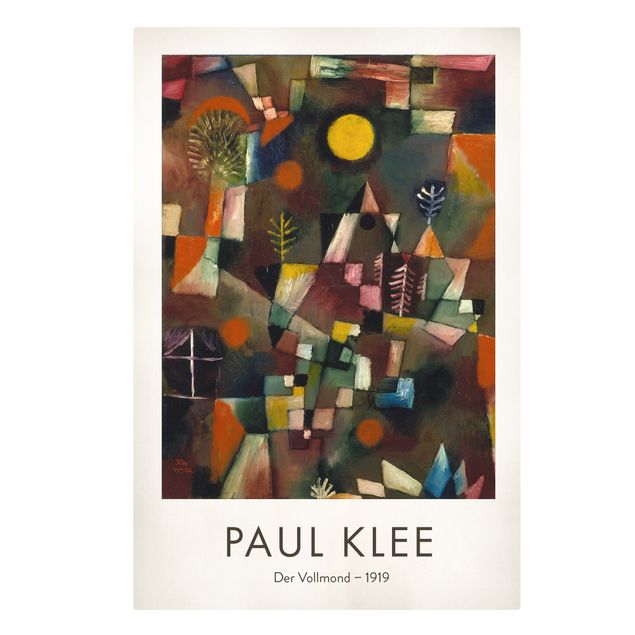Cuadros modernos y elegantes Paul Klee - The Full Moon - Museum Edition