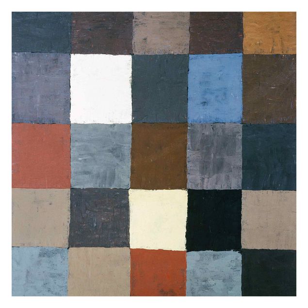 Papel pintado marrón Paul Klee - Colour Chart