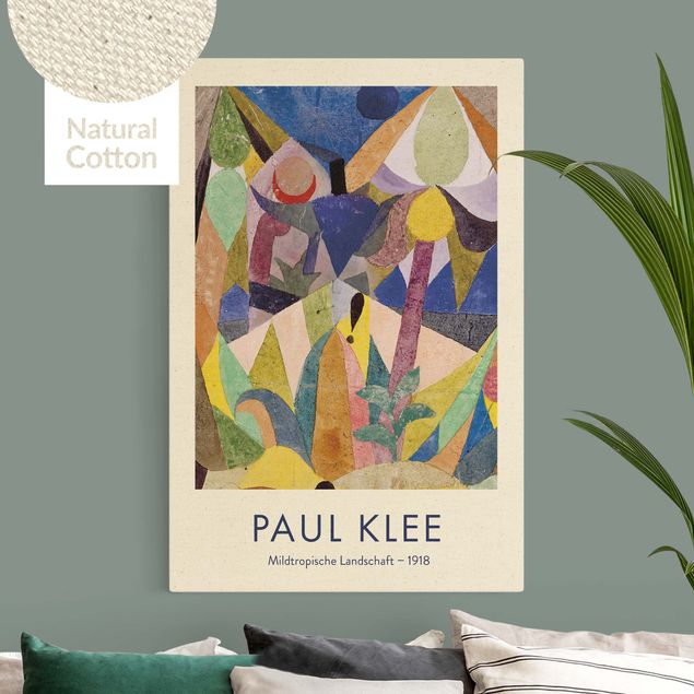 Láminas cuadros famosos Paul Klee - Mild Tropical Landscape - Museum Edition