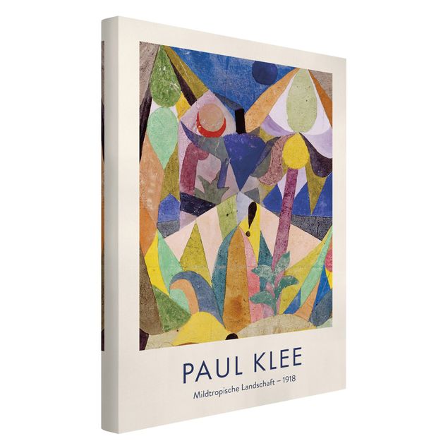Cuadros famosos Paul Klee - Mild Tropical Landscape - Museum Edition