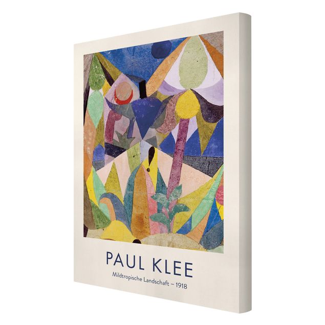 Cuadros multicolor Paul Klee - Mild Tropical Landscape - Museum Edition