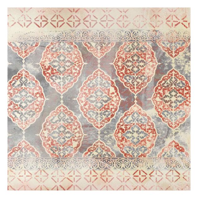 Papel de pared Persian Vintage Pattern In Indigo III
