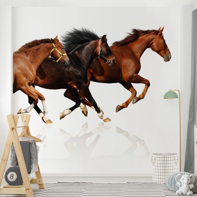 Papel pintado de caballos Horse Herd