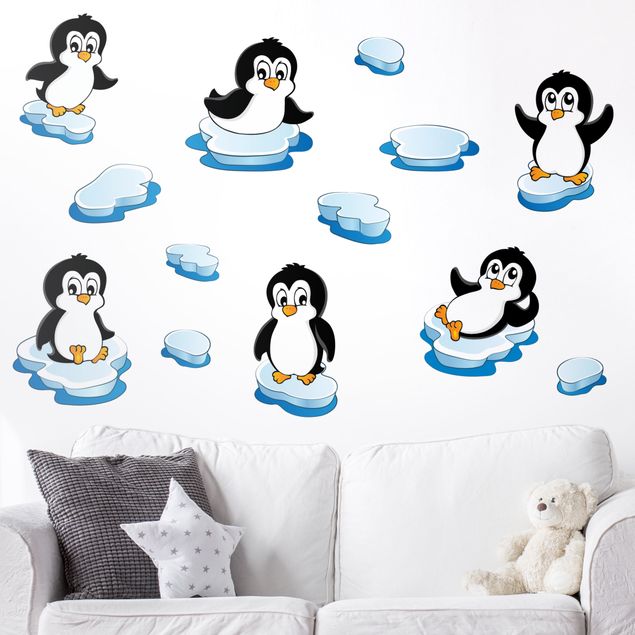 Decoración habitación infantil Penguin nursery set