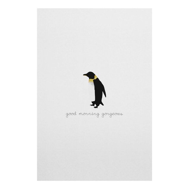 Cuadros Penguin Quote Good Morning Gorgeous