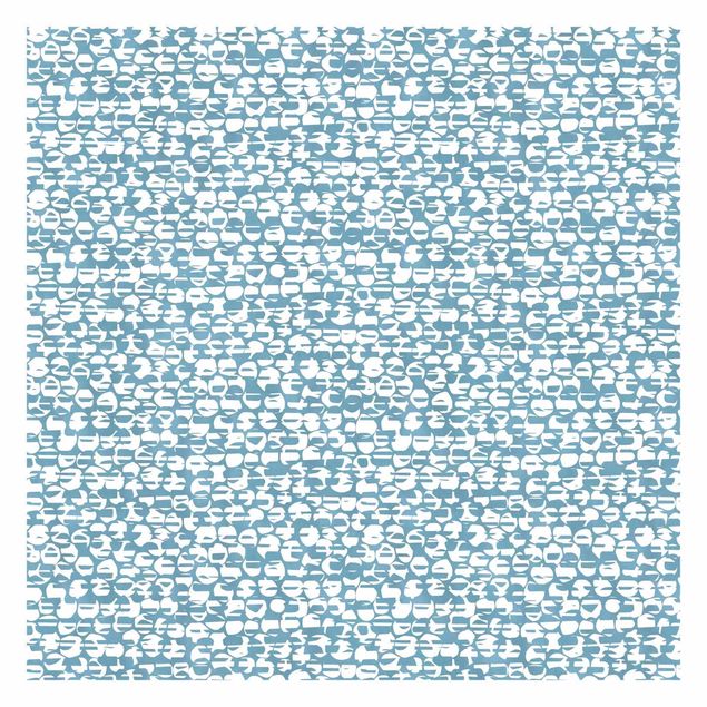Papel de pared Moving Dots Blue