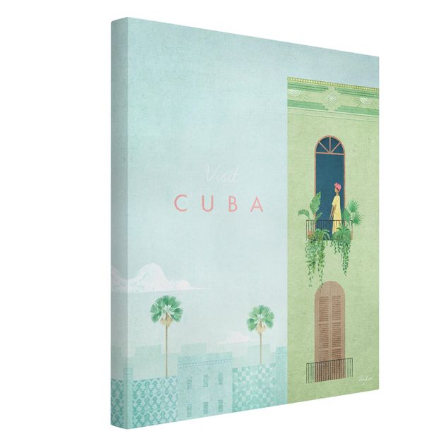 Lienzos de cuadros famosos Tourism Campaign - Cuba