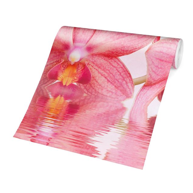 Papel pintado Light Pink Orchid On Water