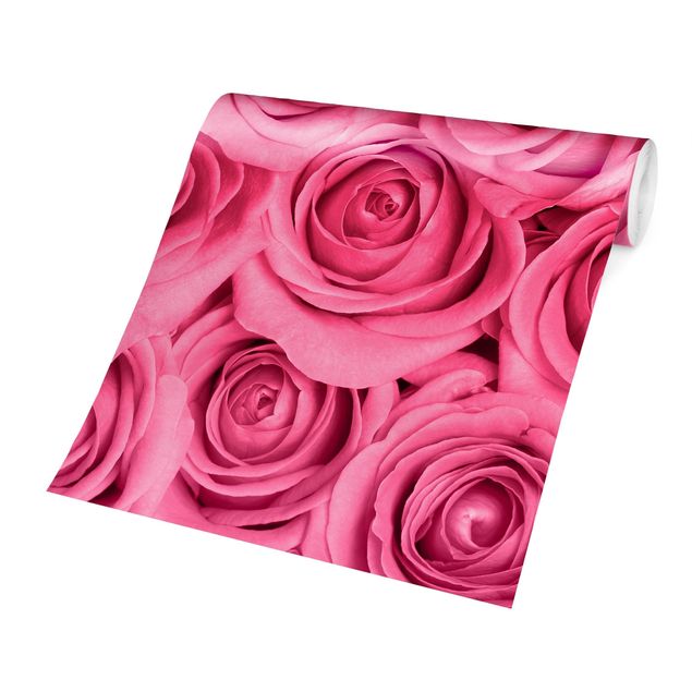 Papeles pintados modernos Pink Roses