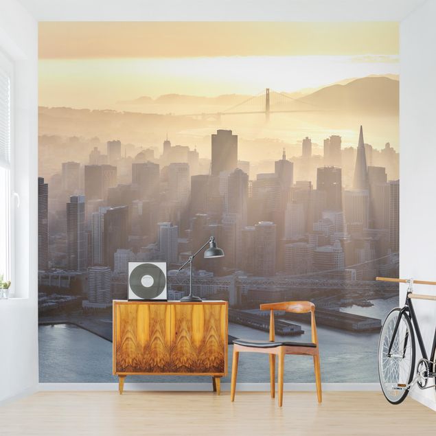 Papel pintado moderno Dawn In San Francisco