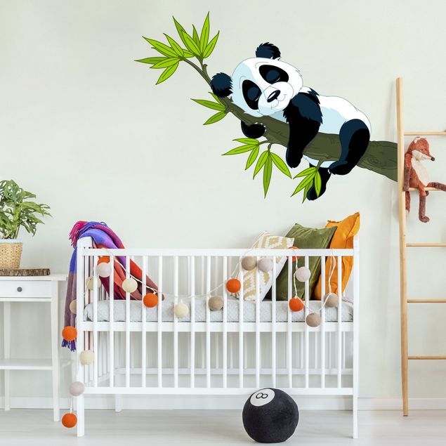 Decoración habitación infantil Sleeping panda