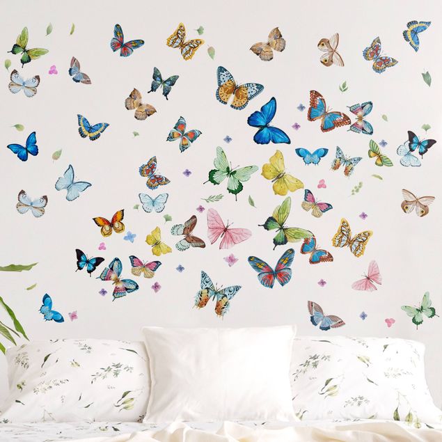 Vinilos decorativos mariposas Butterflies Watercolor XXL Set