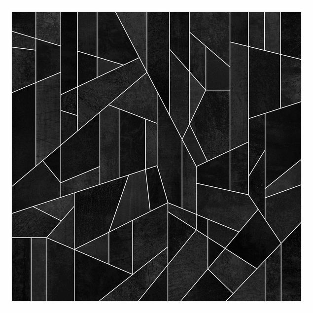 Cuadros Elisabeth Fredriksson Black And White Geometric Watercolour