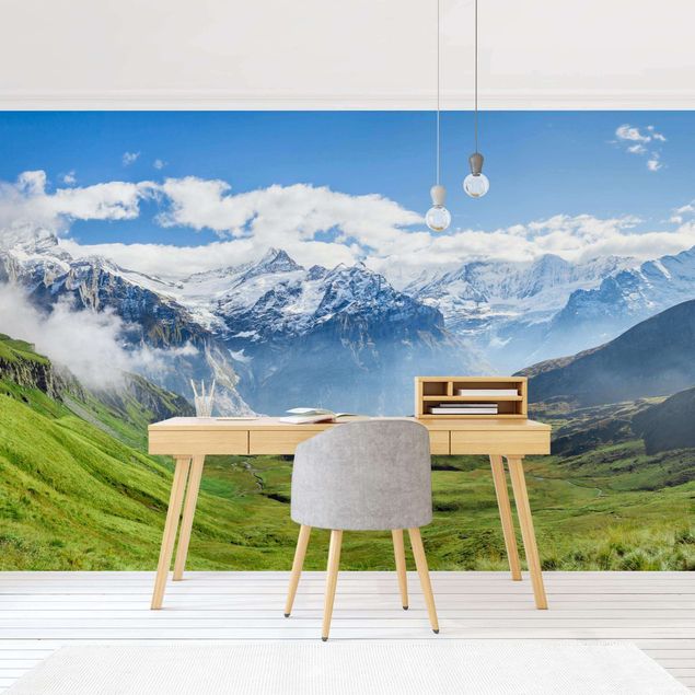 papel pintado arquitectura Swiss Alpine Panorama