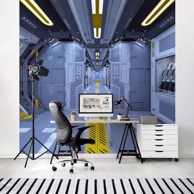 Papel pintado Sci-Fi Inside A Spaceship