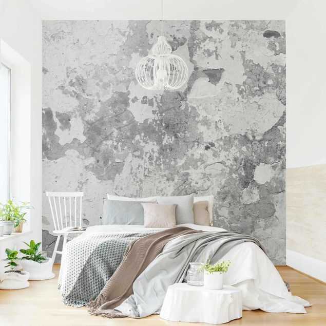Papeles pintados industriales Shabby Wall In Grey