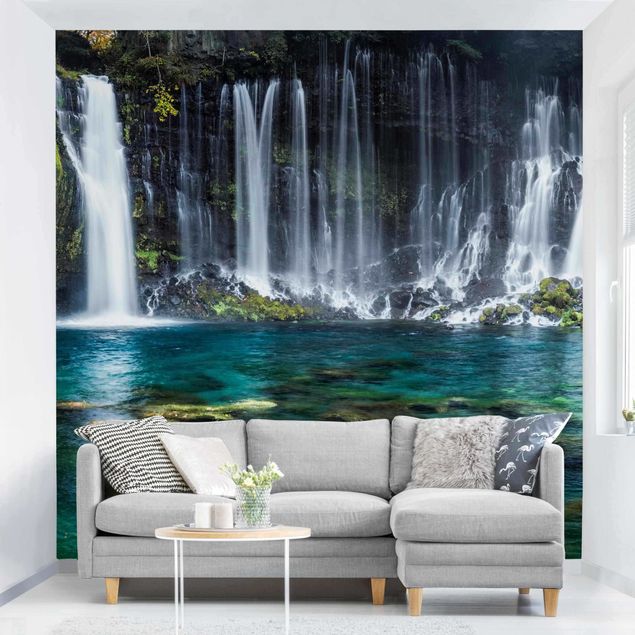Papel pintado cascadas Shiraito Waterfall