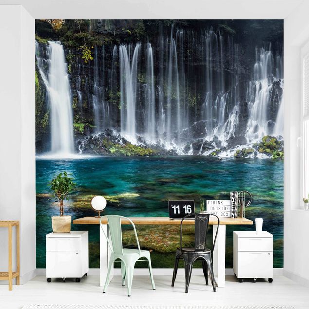 Papel pintado moderno Shiraito Waterfall