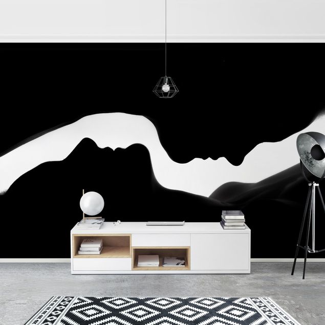 Papel pintado salón moderno Silhouettes